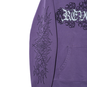 SCROLL HOODIE IRIS