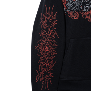 SCROLL HOODIE BLACK