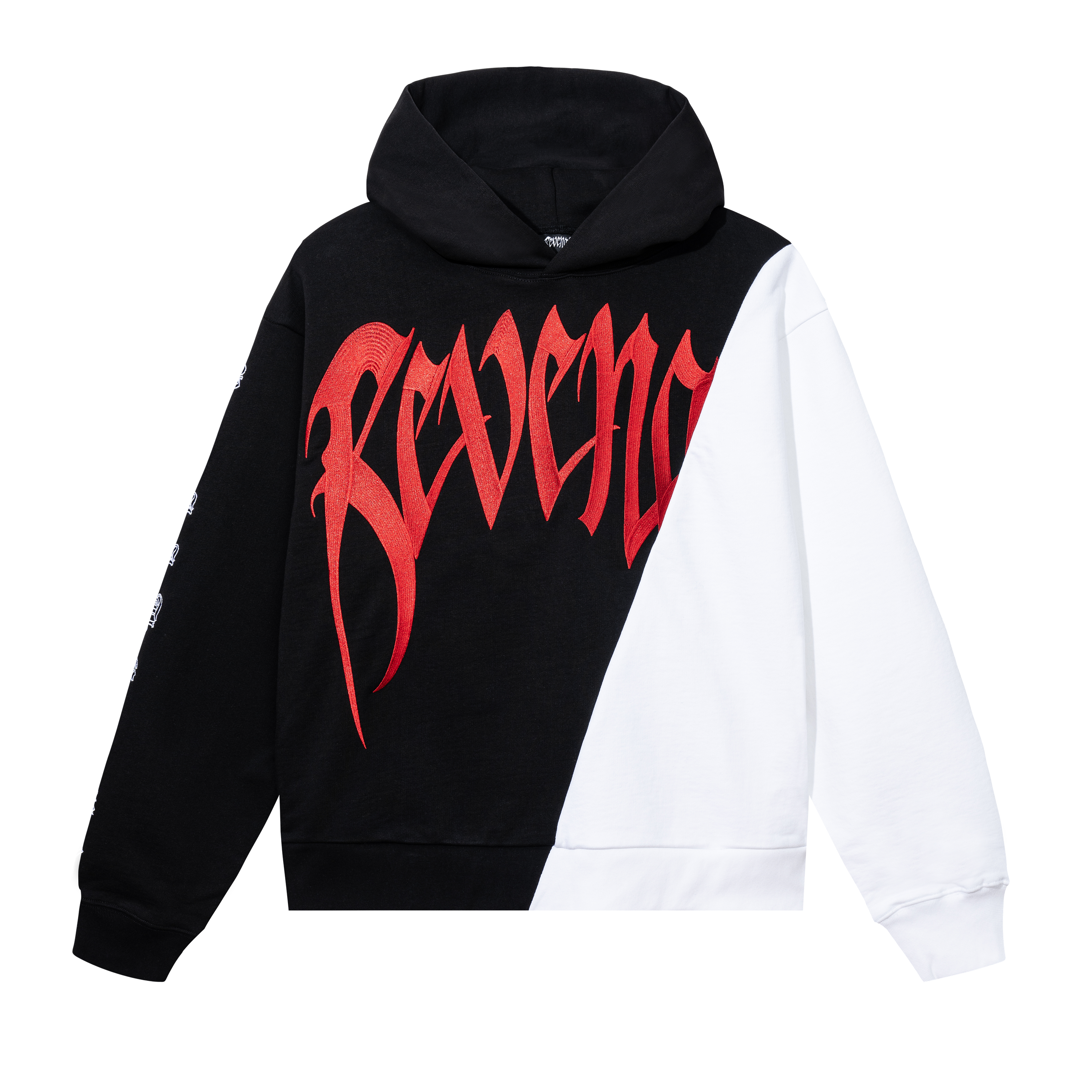 Revenge split hoodie sale