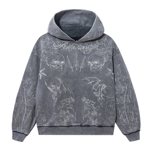 Revenge 2025 embroidered hoodie
