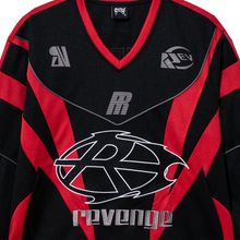 Load image into Gallery viewer, REVENGE RACER PATCH JERSEY BLACK/RED
