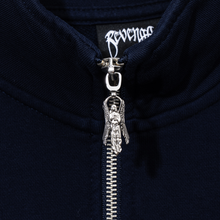 Load image into Gallery viewer, POLO REAPER EMBROIDERED QUARTER ZIP NAVY/RED
