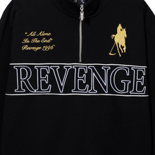 Load image into Gallery viewer, POLO REAPER EMBROIDERED QUARTER ZIP BLACK
