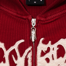 Load image into Gallery viewer, MORTAL THERMAL ZIP WASHED RED
