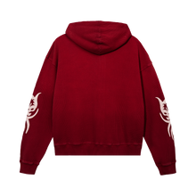 Load image into Gallery viewer, MORTAL THERMAL ZIP WASHED RED
