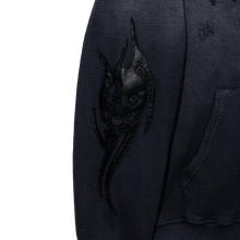 Load image into Gallery viewer, MORTAL THERMAL ZIP WASHED BLACK
