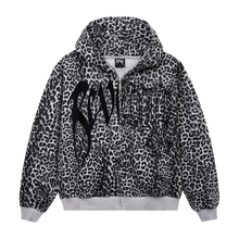 Load image into Gallery viewer, SNOW LEOPARD EMBROIDERED ZIP
