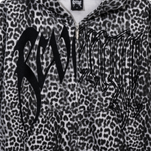 Load image into Gallery viewer, SNOW LEOPARD EMBROIDERED ZIP
