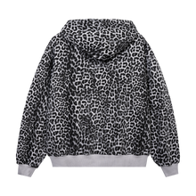 Load image into Gallery viewer, SNOW LEOPARD EMBROIDERED ZIP
