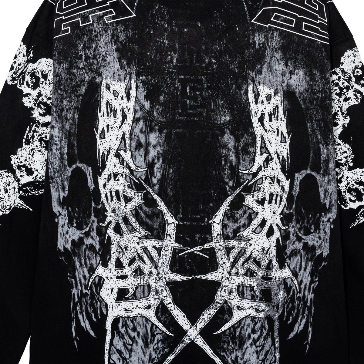 SPLINTER LONG SLEEVE WASHED BLACK