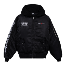 Load image into Gallery viewer, SPIRITUAL BOMBER JACKET BLACK
