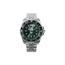 Load image into Gallery viewer, SKULL WATCH CHROME/GREEN (LIMITED TO 100)
