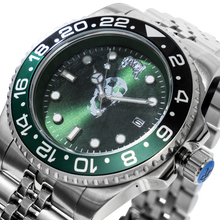 Load image into Gallery viewer, SKULL WATCH CHROME/GREEN (LIMITED TO 100)
