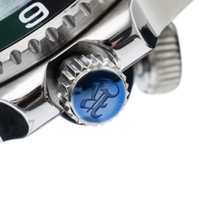 Load image into Gallery viewer, SKULL WATCH CHROME/GREEN (LIMITED TO 100)
