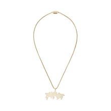 Load image into Gallery viewer, GOLD LIGHTNING LOGO PENDANT CHAIN
