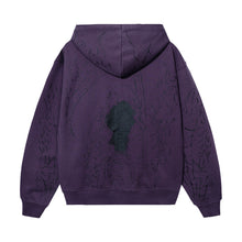 Load image into Gallery viewer, TATTOO ZIP WASHED PURPLE/BLACK
