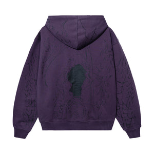 TATTOO ZIP WASHED PURPLE/BLACK