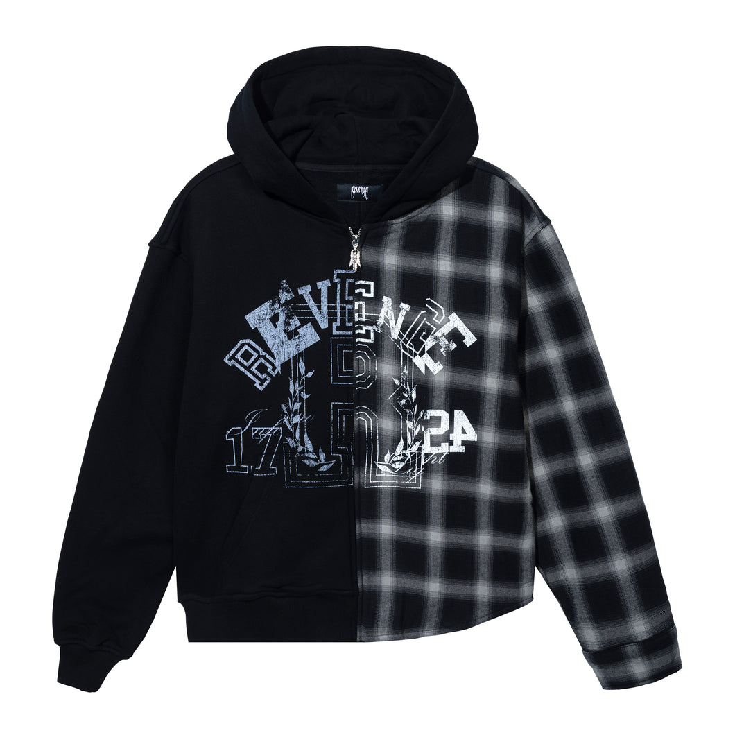 INFERNO FLANNEL ZIP BLACK/GREY