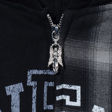Load image into Gallery viewer, INFERNO FLANNEL ZIP BLACK/GREY

