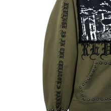 Load image into Gallery viewer, NIGHTSHADOW STUDDED ZIP OLIVE/BLACK
