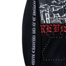 Load image into Gallery viewer, NIGHTSHADOW STUDDED ZIP BLACK/RED

