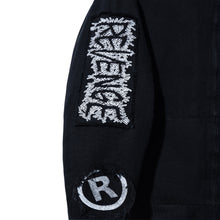 Load image into Gallery viewer, SO BELOW EMBROIDERED PATCHES JACKET BLACK
