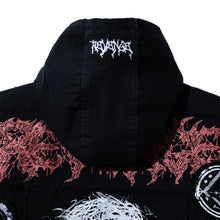 Load image into Gallery viewer, SO BELOW EMBROIDERED PATCHES JACKET BLACK
