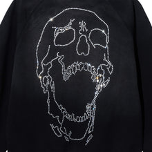 Load image into Gallery viewer, ARCH LOGO BEJEWELED CREWNECK BLACK/CRYSTAL
