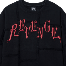 Load image into Gallery viewer, PATCHWORK CREWNECK BLACK/RED
