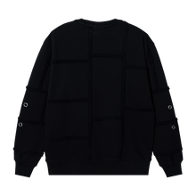 Load image into Gallery viewer, PATCHWORK CREWNECK BLACK/RED
