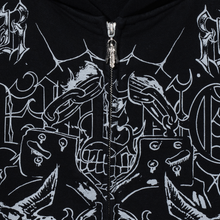 Load image into Gallery viewer, PRISON TATTOO ZIP BLACK/GREY
