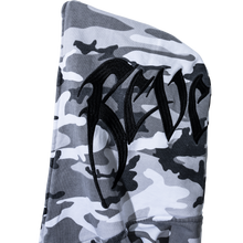 Load image into Gallery viewer, EMBROIDERED ARCH LOGO FULL ZIP SNOW CAMO/BLACK

