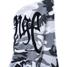 Load image into Gallery viewer, EMBROIDERED ARCH LOGO FULL ZIP SNOW CAMO/BLACK
