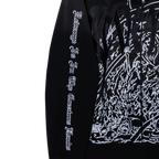 DOOM EMBROIDERED RAGLAN ZIP WASHED BLACK/PURPLE