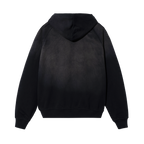 DOOM EMBROIDERED RAGLAN ZIP WASHED BLACK/PURPLE