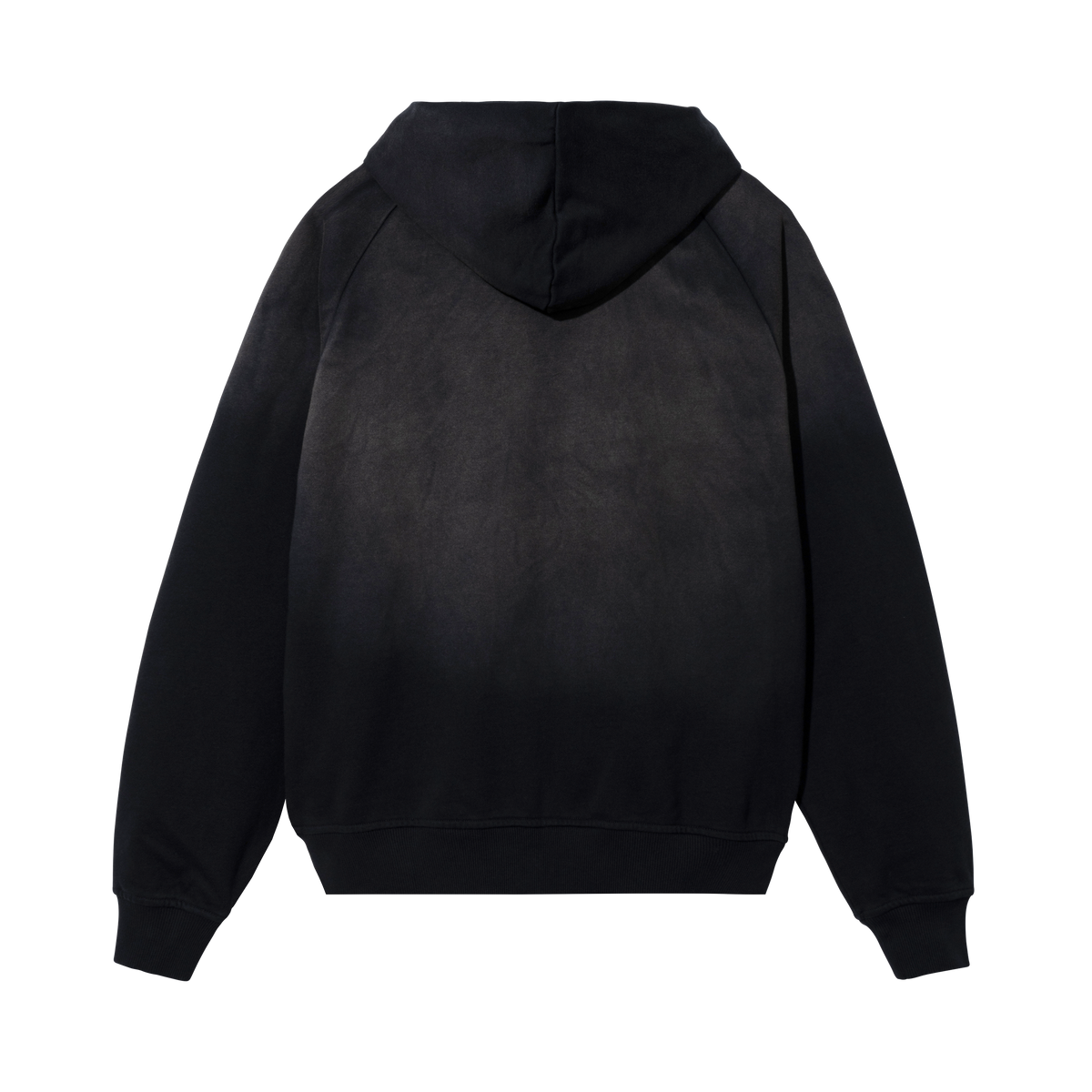 DOOM EMBROIDERED RAGLAN ZIP WASHED BLACK/PURPLE