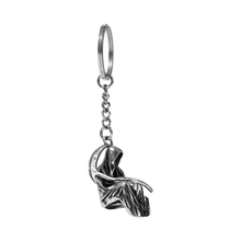 Load image into Gallery viewer, REAPER ANTIQUE CHROME KEYCHAIN
