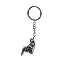 Load image into Gallery viewer, REAPER ANTIQUE CHROME KEYCHAIN
