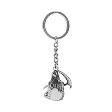 Load image into Gallery viewer, REAPER ANTIQUE CHROME KEYCHAIN
