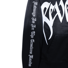 Load image into Gallery viewer, EMBROIDERED ARCH LOGO ZIP WASHED BLACK/WHITE
