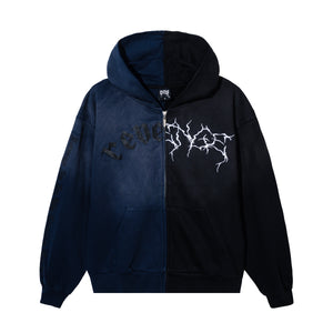 DUALITY ZIP WASHED NAVY/BLACK