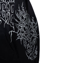 Load image into Gallery viewer, CRADLE OF BONES STUDDED ZIP WASHED BLACK
