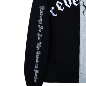 DUALITY ZIP BLACK/HEATHER GREY