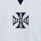 CHOPPER EMBROIDERED CREWNECK HEATHER GREY/NAVY
