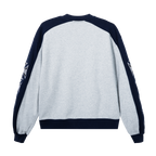 CHOPPER EMBROIDERED CREWNECK HEATHER GREY/NAVY