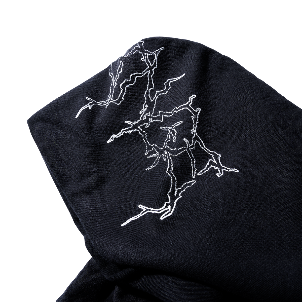 HEAVY METAL SPLIT ZIP WASHED BLACK