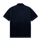 DESOLATE EMBROIDERED POLO WASHED NAVY
