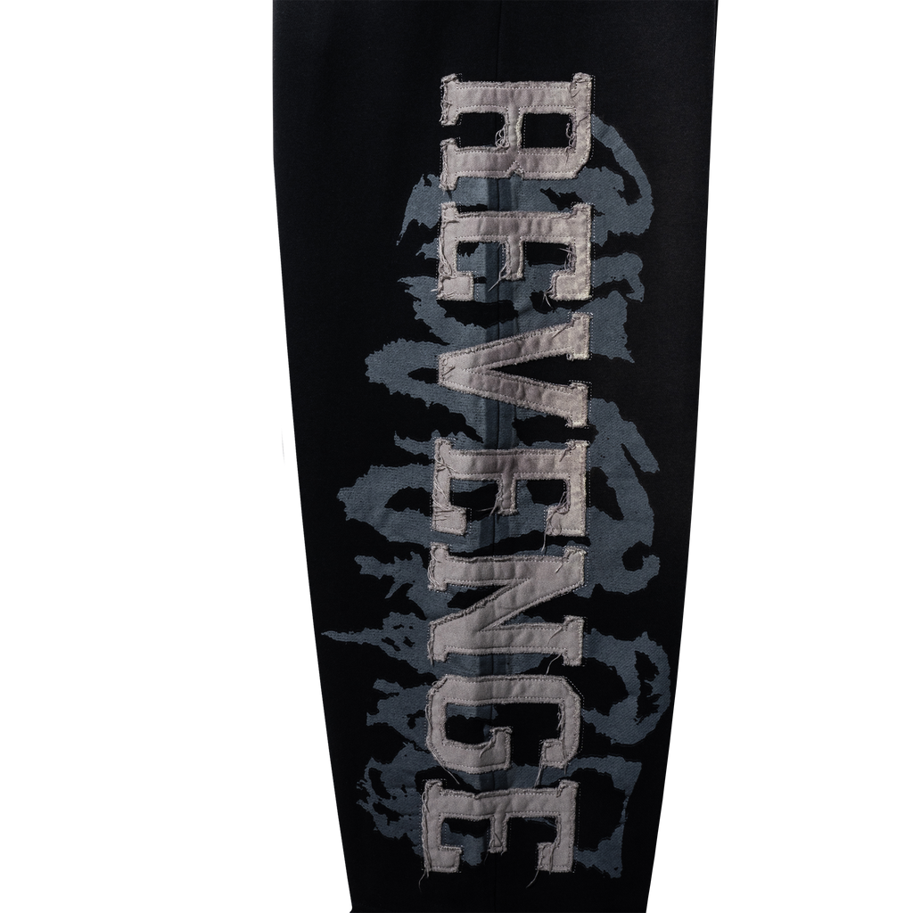 WACO EMBROIDERED SWEATPANTS BLACK