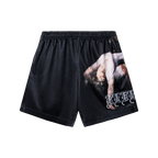 SLEEP PARALYSIS MESH SHORTS BLACK