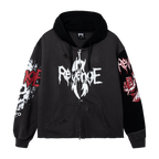 ABERRATED RECONSTRUCTED ZIP BLACK